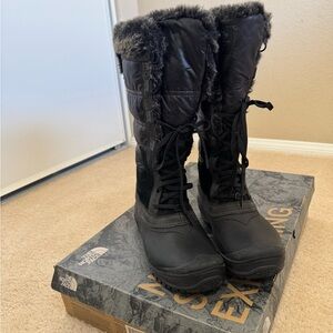 The North Face Women's Black Shellista II Tall Winter Boots Size 9